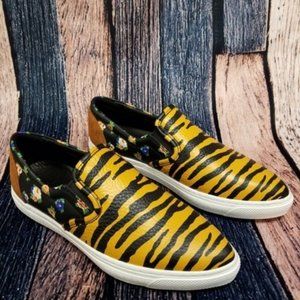 Coach Tiger Stripe Leather Shoes
